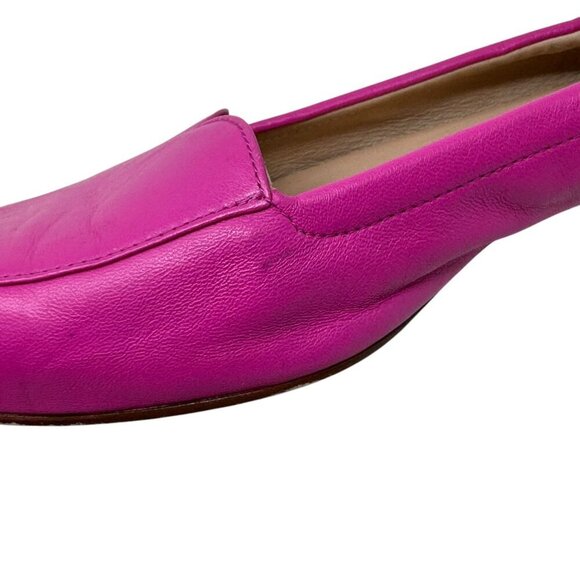 French Sole New York FS/NY hot pink leather Claudia Heart Ballet Flats size 8.5 - Picture 9 of 14